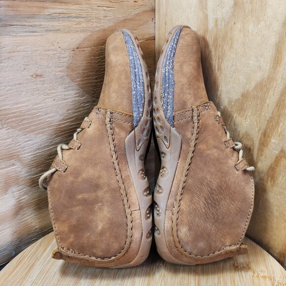 Merrell Apollo Autumn Mens Tan Suede Mid Chukka Vibram Ankle Boots Size 8.5 - Picture 7 of 9